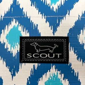 Scout Vibrant Blue and White Tote